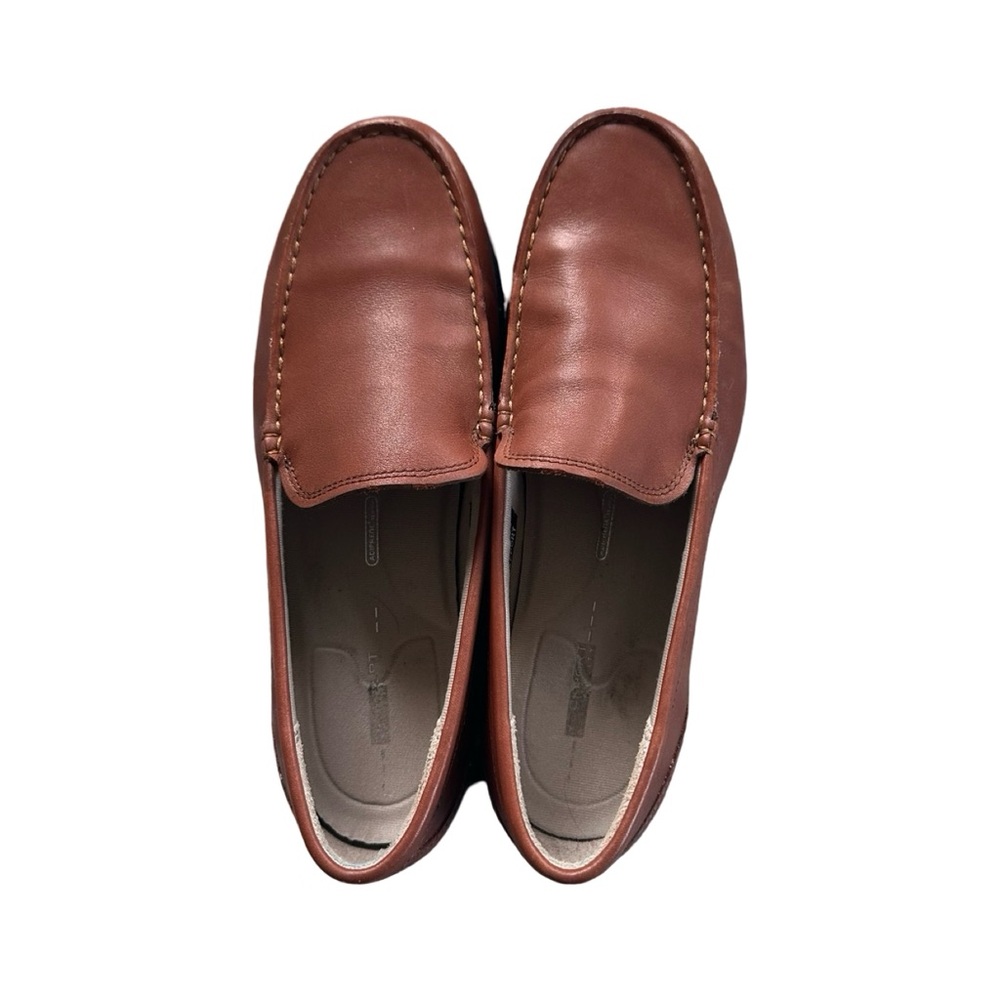 Rockport Walkability Hydro-Shield Women’s Brown Leather Waterproof Loafers
